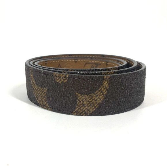 LOUIS VUITTON M0149 Monogram-Reverse Ceinture-LV Iconic belt Canvas Beige/Brown main image 14